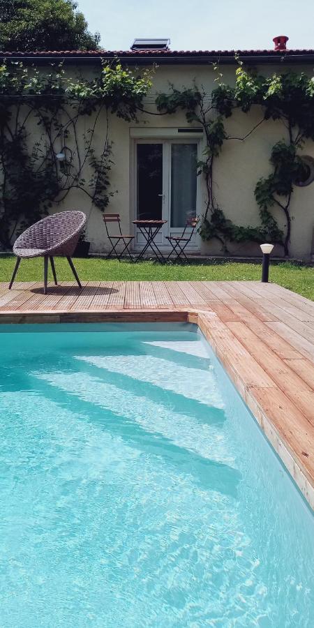 Merig'Home Chambre Bd Climatisee Dans Maison Avec Piscine Au Calme En Ville, Sdb & Toilettes Prives Angouleme Exterior photo