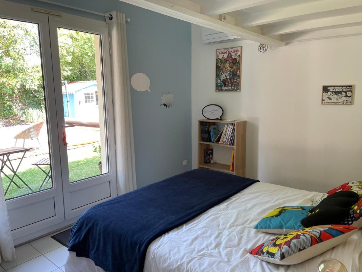 Merig'Home Chambre Bd Climatisee Dans Maison Avec Piscine Au Calme En Ville, Sdb & Toilettes Prives Angouleme Exterior photo